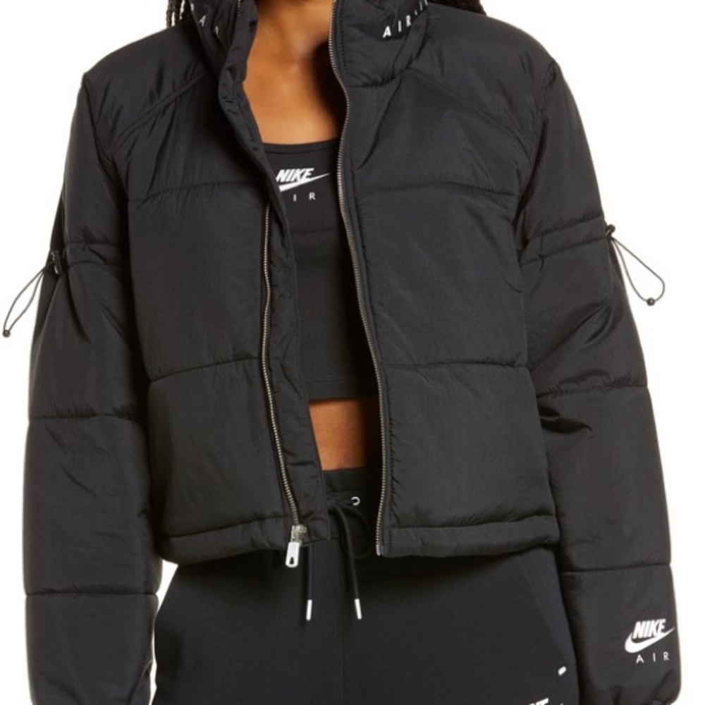Nike Women's Black Puffer Coat